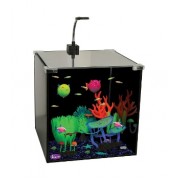 Gloxy "Glow Set 27" 27 л, Чёрный (аквариум для GloFish)