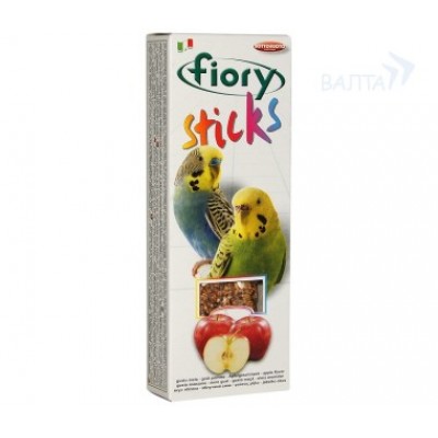 Fiory "Sticks палочки для птиц с яблоком 2*30гр" Fiory "Sticks палочки для птиц с яблоком 2*30гр"