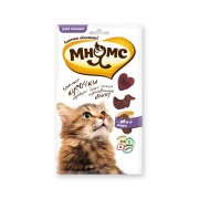 Мнямс "Лакомые кусочки для кошек,Курица, ягненок, утка" 35г
