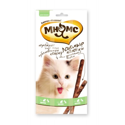 Мнямс "Лакомые палочки для кошек, Утка, кролик" Мнямс "Лакомые палочки для кошек, Утка, кролик"