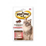 Мнямс "Хрустящие подушечки. "Здоровая кожа и шерсть" (лакомства)