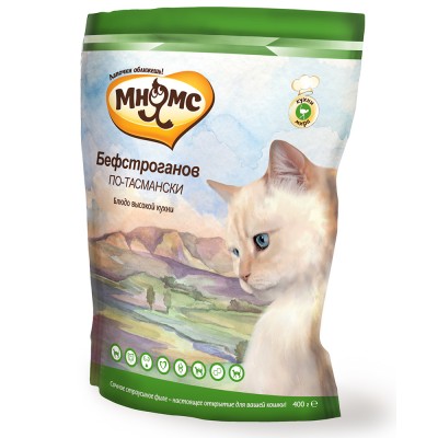 Мнямс "Бефстроганов по-тасмански" 400г Мнямс "Бефстроганов по-тасмански" 400г
