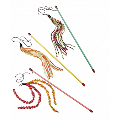 Ferplast Удочка PA 5001 с веревочной дразнилкой для кошек Ferplast Удочка PA 5001 с веревочной дразнилкой для кошек