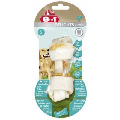 8in1 "Dental Delights S" (косточка с куриным мясом 11см) 8in1 "Dental Delights S" (косточка с куриным мясом 11см)